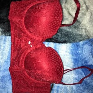 Red Lace bra